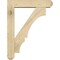Ekena Millwork Balboa Craftsman Rough Sawn Bracket w/ Offset Brace, Douglas Fir, 6"W x 26"D x 34"H BKT0604X26X34BOA04RDF - alternate 3